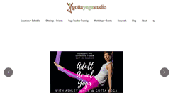 Desktop Screenshot of gottayogastudio.com